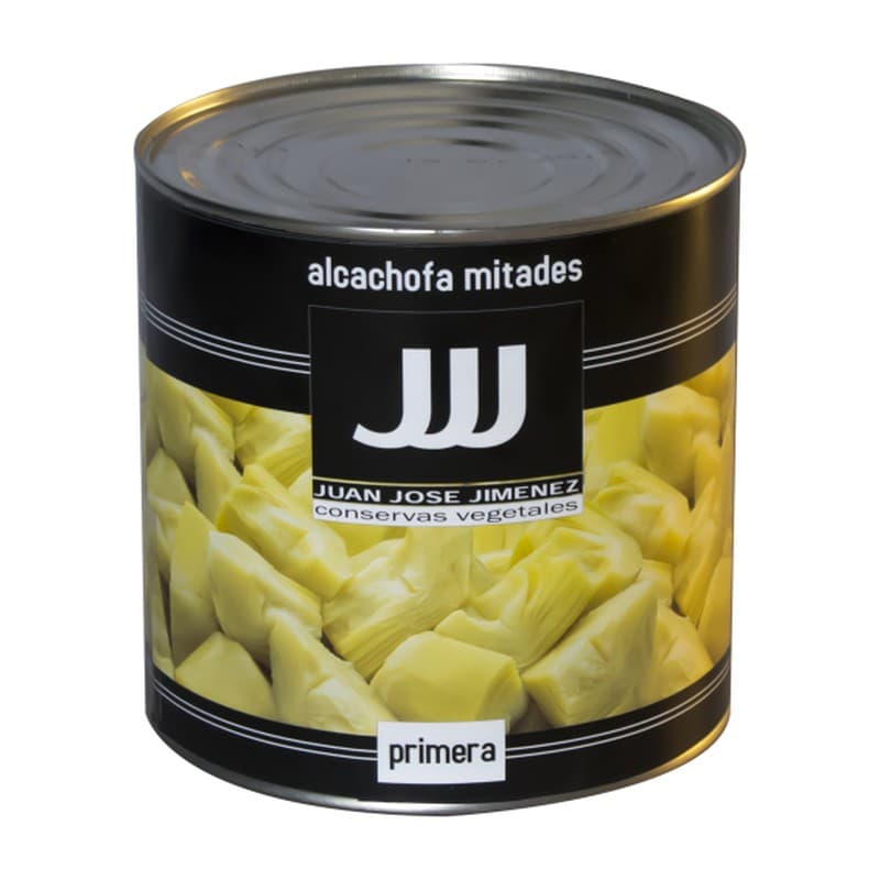 Alcachofa cuarteada, lata de 3 kg JJJ