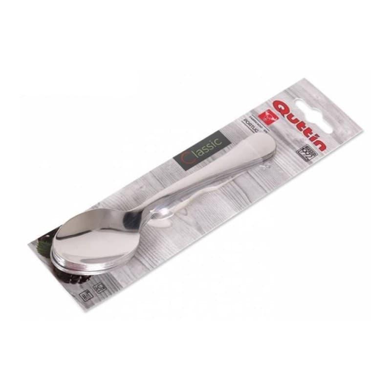 Cucharas de postre 1,5 mm Classic Quttin, set de 6