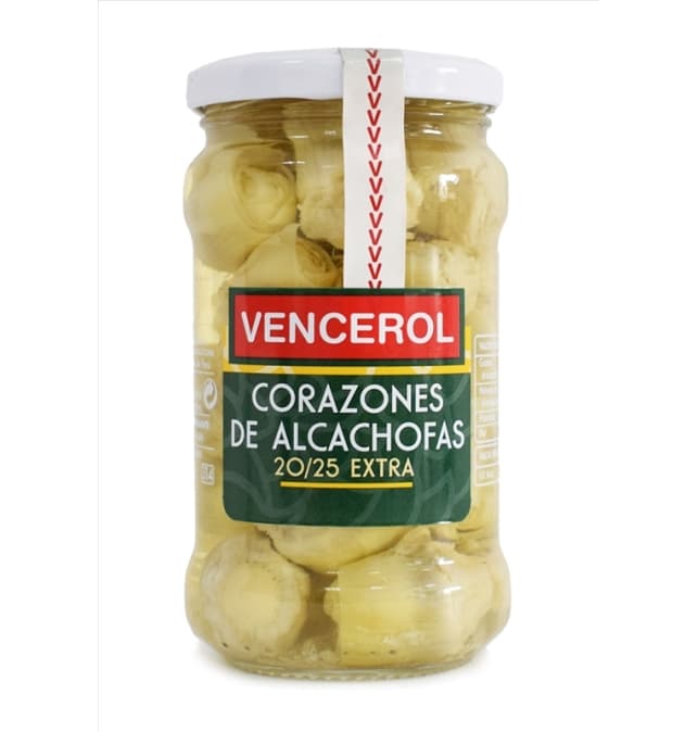 Alcachofa 20-25 piezas, frasco de 314 ml Vencerol