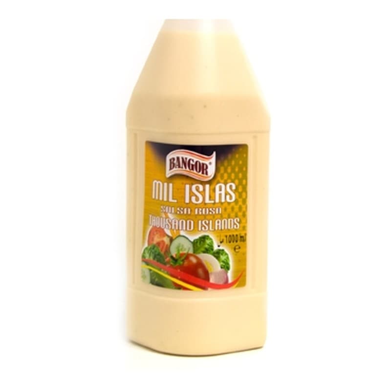 Salsa rosa mil islas Bangor, botella de 1 L