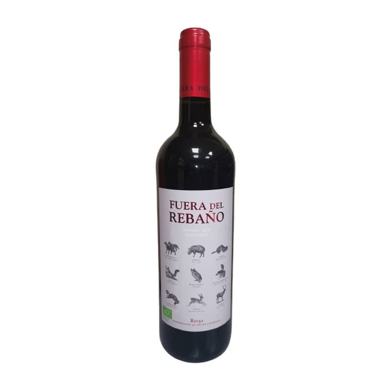 Vino tinto Fuera del Rebaño crianza ecológico D.O. Rioja 750 ml